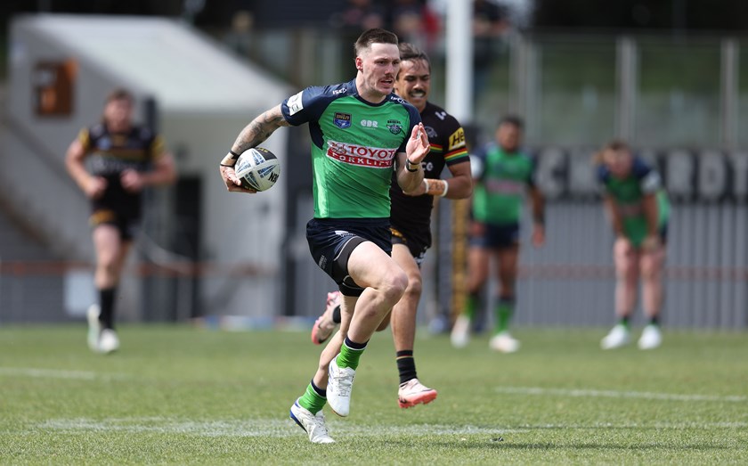 Canberra Raiders centre James Schiller. Photo: Bryden Sharp 