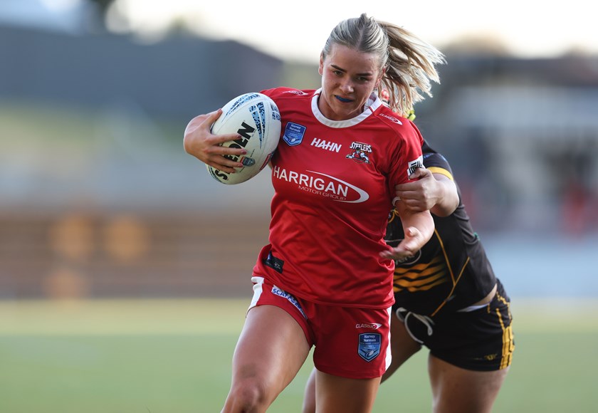 Illawarra Steelers centre Indie Bostock. Photos: Bryden Sharp