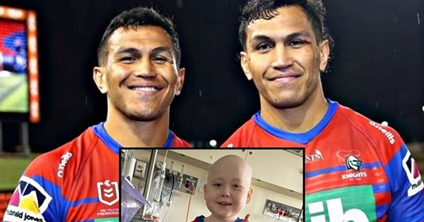 Saifiti's heartwarming gesture for young fan | NSWRL