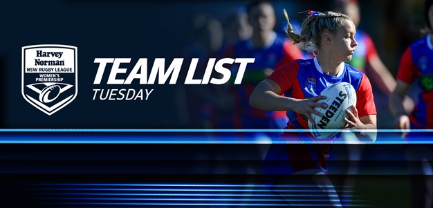 Team List Tuesday | Harvey Norman NSW Women's Premiership - Round Six