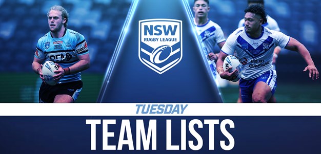 Team List Tuesday | Jersey Flegg Round One, Junior Reps Week Six