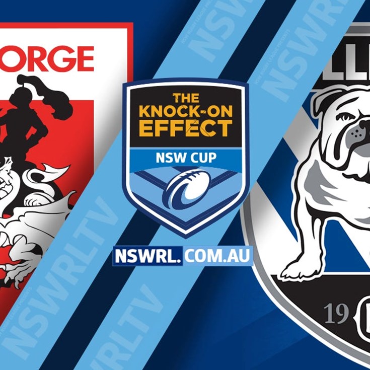 NSWRL TV Highlights | NSW Cup Dragons v Bulldogs Round Nine