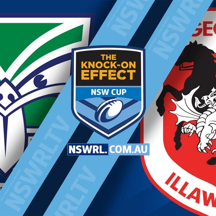NSWRL TV Highlights | NSW Cup Warriors v Dragons - Round 16