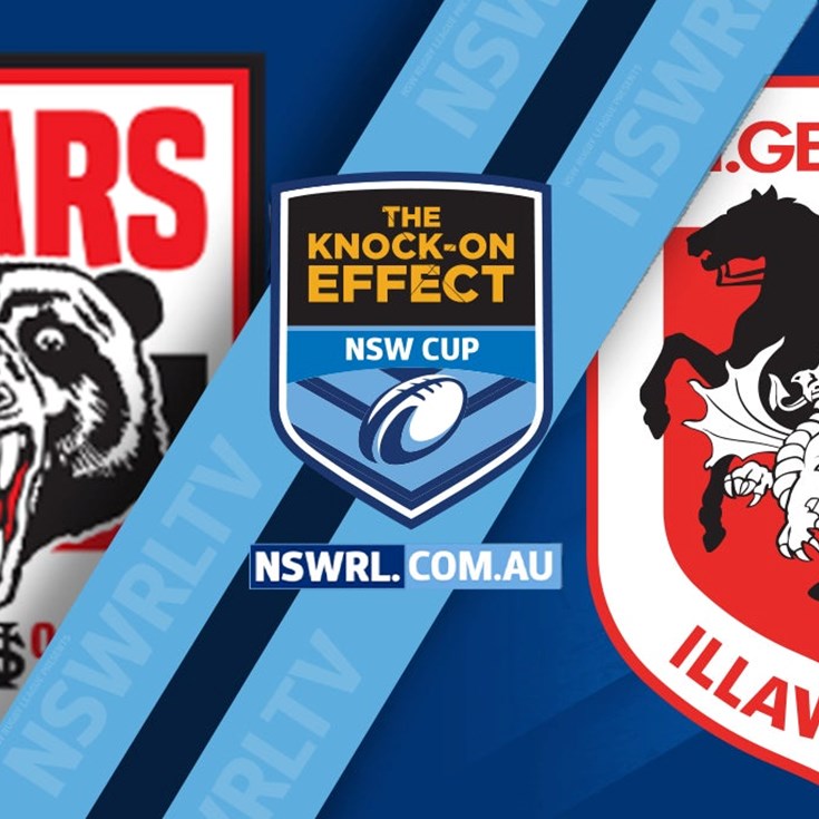 NSWRL TV Highlights | NSW Cup Bears v Dragons - Round 22