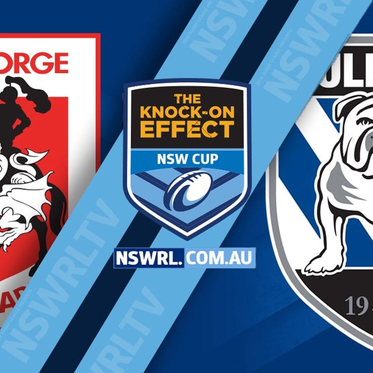 NSWRL TV Highlights | NSW Cup Dragons v Bulldogs - Round 23