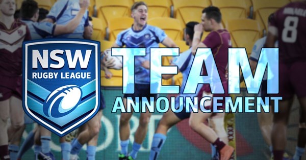 TEAM ANNOUNCEMENT | NSW Under-16s | NSWRL