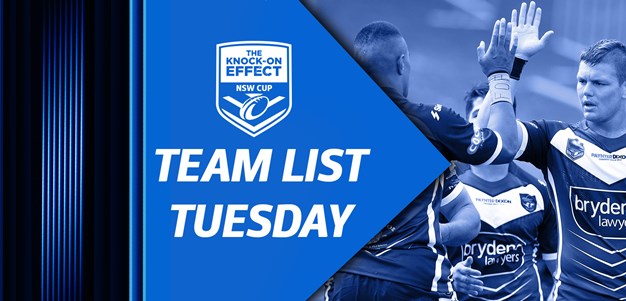 Team Lists | The Knock-On Effect NSW Cup Rd 2