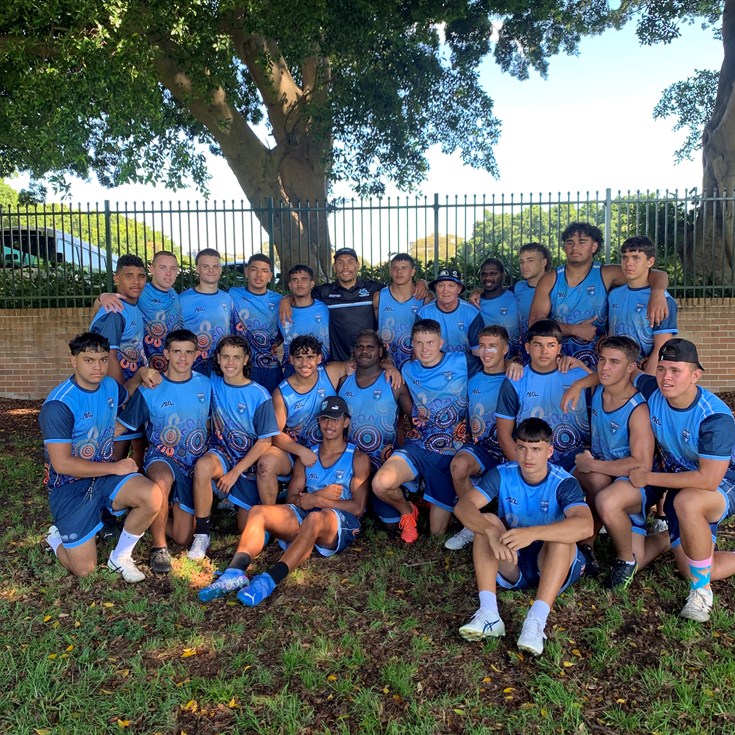 Ramien trains with NSW Under 16s Koori team