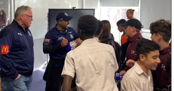 True Blues and Bulldogs legends Paul Langmack and Hazem El Masri talk ...