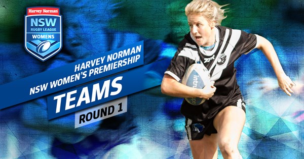 TEAMS | Harvey Norman Women's Rd 1 | NSWRL