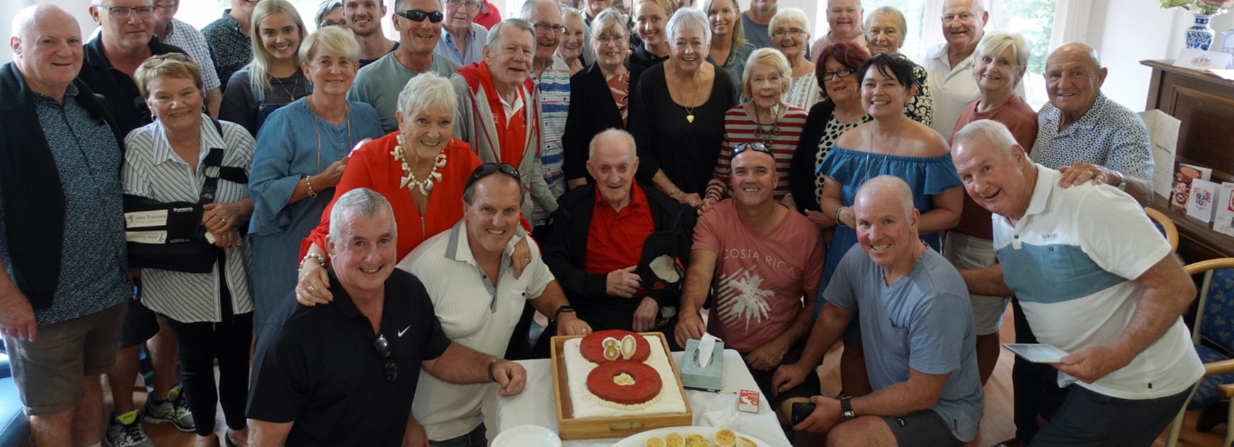 'Chook' Raper's emotional speech for 80th Birthday